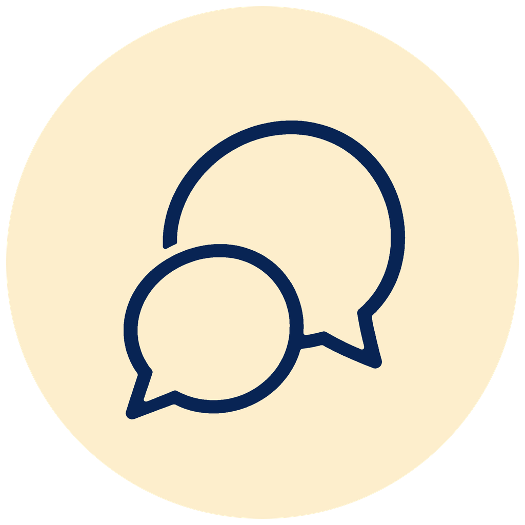 Icono de habla en servicio de logopedia
