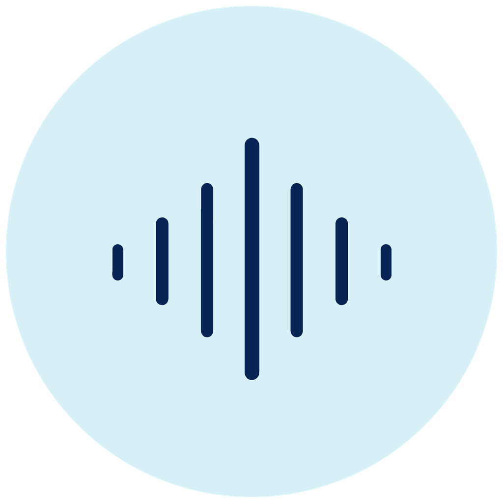 Icono de voz en servicio de logopedia
